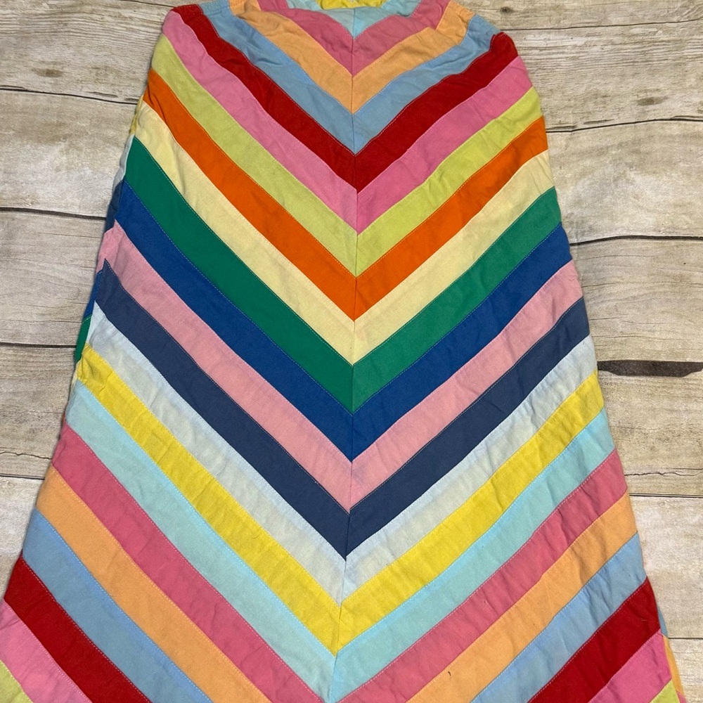 GAP Colorful Chevron Girls A line dress - size 7/8